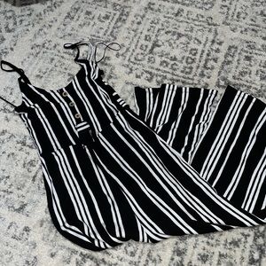 Wide Leg Midi Jumpsuit